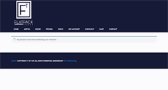 Desktop Screenshot of flatpacktraxx.com